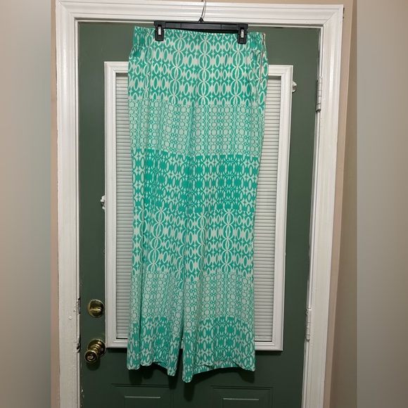 NWT SOHO Apparel Wide Leg Printed Pants Sz 12 - Picture 1 of 8